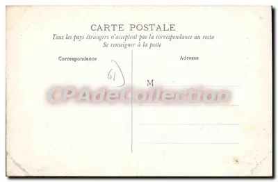 Alençon — Vista sobre a Sarthe — Edição C. G. Alençon, n° 81 — Verso