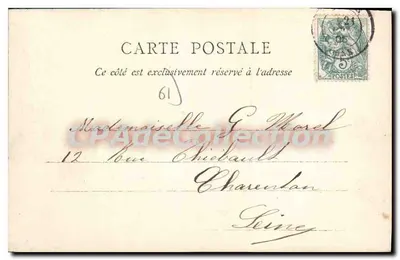 Alençon — Kiosque de Música — A Normandia — A CPAPHIL Paris — Verso