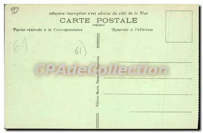 Le Chalet — Stacja termalna BAGNOLES-de-l'ORNE — Wydawca Morin, Bazar de Bagnoles — Rewers