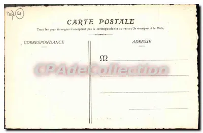 Carrouges - Algemene uitzicht op het kasteel — La Normandie Archeologisch en Picturaal, uitgever L'ABLE (Serie 323) — Achterkant
