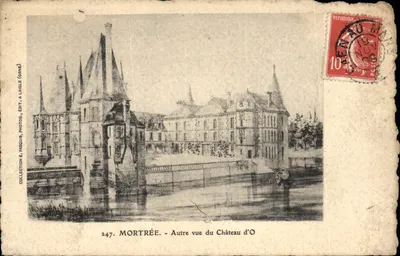 Mortrée - Outra vista do Castelo d'O — Coleção E. Pasquis, fotog., Ed. A. Langle (Orne), n°247