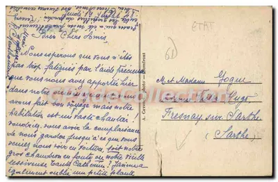 Le Chatellier — O bourg — Editor não identificado, número de série não visível — Verso