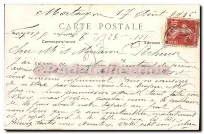Arredores de MORTAGNE - Castelo de Blavou — Marchand e Gilles, ed. - Mortagne — Verso