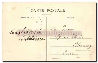 Gacé (Orne) - Zamek — Wydawnictwo P. Bu, nr 880 — Rewers
