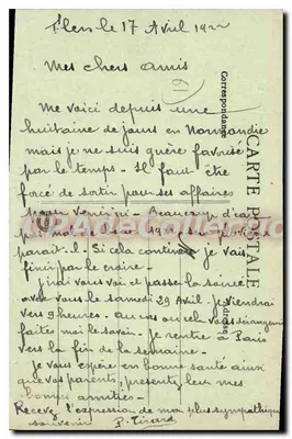 Flers (Orne) — Il Castello e il Laghetto — Albert Buisson, Libraio — Verso