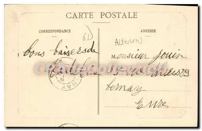 Normandie — Czapka i stroj tradycyjny z okolic Alençon — PRS n°117 — Rewers