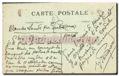 Montmerrei — O castelo de Blanche Lande — Ed. Leulier — Verso