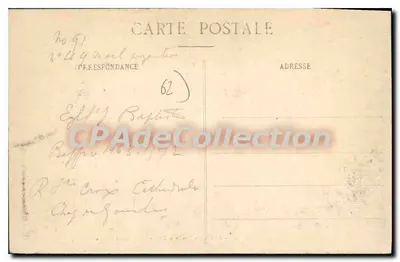 Arras - Revista militar na Grand'Place - B.D. — Verso