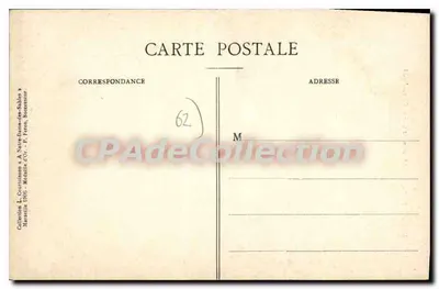Berck-Plage - Monumento Cazin-Perrochaud — editor L. Courtoissons & Cie, Nére-Duon-des-Sables — Reverso
