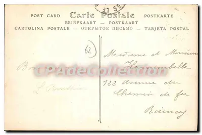 Berck-Plage — Cena de Praia — ND Fot. n°130 — Verso