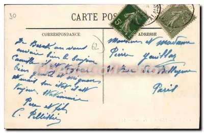 Berck-Plage — A Praia — LL. — n°65 — Verso
