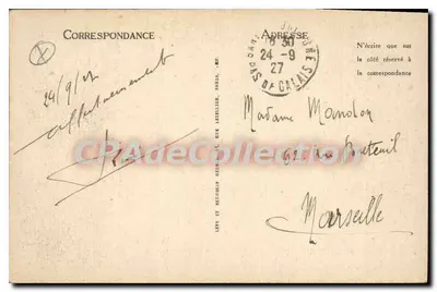 Boulogne-sur-Mer — O Calvário e Panorama — LL — Verso