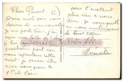 Boulogne-sur-Mer — Los Muelles — Editor Fauchois, n°32 — Reverso