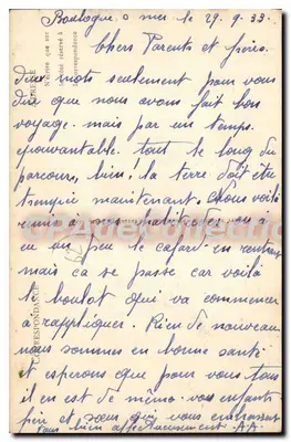 Boulogne-sur-Mer — A Nova Halle aux Poissons — LL, n° 175 — Verso