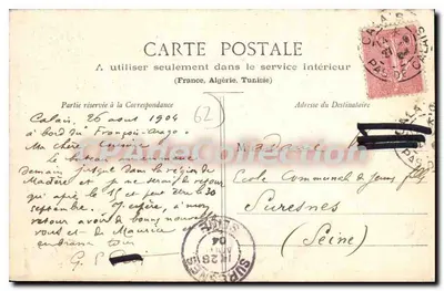 Calais - Torre do Gueto e Velho Hotel de Cidade - Museu — Thiriac-Deguinies, lib. édit. — Verso