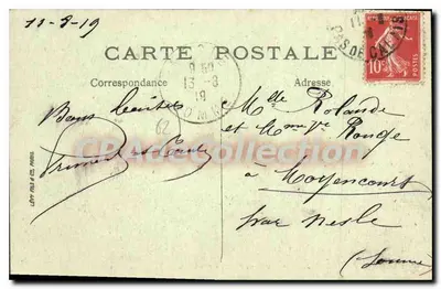 Calais — La Place d'Armes et le Beffroi — LL — Rewers
