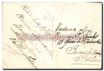 Calais — Hôtel de Ville — Wydawca nieznany, nr serii 4 — Rewers