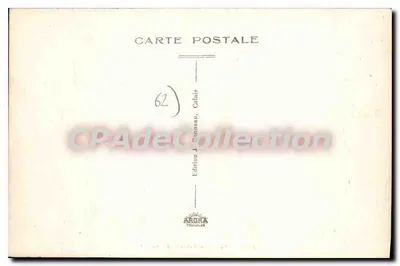 Calais — Bulwar Pasteura — Wydawnictwo J. Pometeau, Calais — Rewers