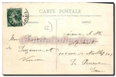 Le Portel (Pas-de-Calais) — Koniec plaży — L. D., B., 753 — Rewers