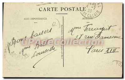 Bany w Le Portel — Okolice Boulogne-sur-Mer — E.S. 771 — Rewers