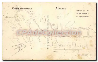 Le Touquet-Paris-Plage — O Sémaphore e a Digue — LL — Verso