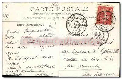 Wimereux — La Spiaggia — Rue des Buttes — E.B. 6A — Verso