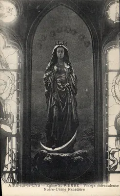 AIRE-sur-la-LYS — Igreja de São Pedro — Virgem milagrosa Nossa Senhora Panetière