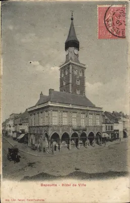 Bapaume - Hotel de Ville — Place Faidherbe — Imp. Libr. Fernet