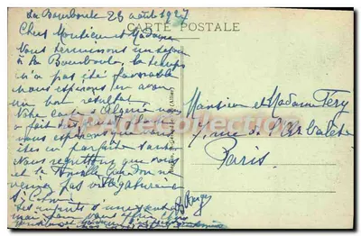 La Bourboule - Ogólny widok — Pittoreska Auvergne, wydawca nr 3002 — Rewers