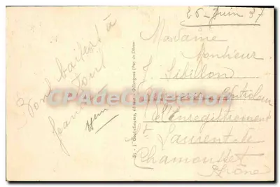 La Bourboule — Widok ogólny — J. Goutinfauss, wydawca, Olliergues — Rewers