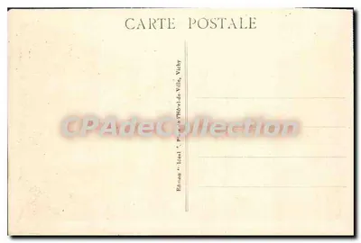 La Fourboule — Place du Jet d'Eau et la Roche des Fées — L'Auvergne Pittoresque, n°3018, éditeur Idéal — Rewers