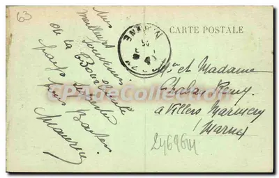 La Bourboule — Widok z przystanku funikulera — seria 773 — Rewers