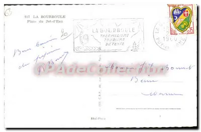 La Bourboule — Plac Fontanny — C.A.P. nr 917 — Rewers