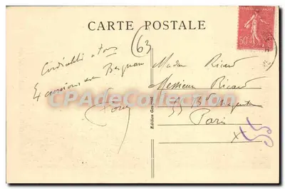 La Bourboule — Ogólny widok i Dolina Vendeix — g. D'O. — 1883 — Rewers