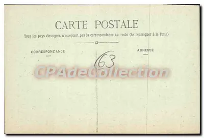 Clermont-Ferrand (P.-de-D.) — Statua Wercingetoryka i Teatr — L'Hironnelle, Paryż, nr 418 — Rewers