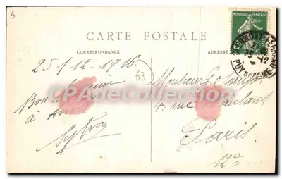 Clermont-Ferrand (P.-de-D.) — Place de Jaude e as Galeries de Jaude — L'Hirondelle, n°425 — Verso