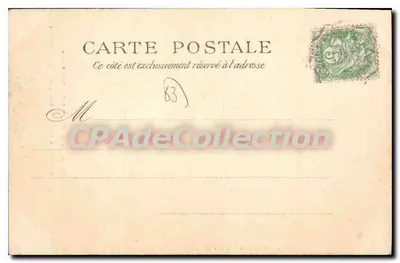 Vercingétorix a cavalo — estátua temporariamente instalada no palácio da Academia — Cliché Léopold, fot. em Clermont-Ferrand, edição F.A. 5180 — L'Auvergne Illustrée — Verso