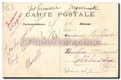 Clermont-Ferrand (P.-de-D.) — Casa dos Grava — L'Hirondelle Paris — Verso