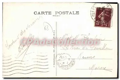 Royat — Widok malowniczy — G. D'O. - 1177 — Rewers
