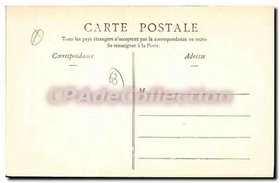 Thiers — Castelo de Barante — Orangerie — Verso