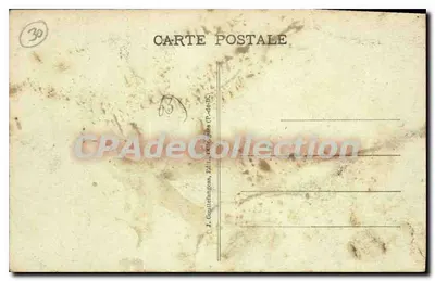 Volvic - Place de l'Église — L'Auvergne, éditeur J. Goulettingens, n° 30 — Verso