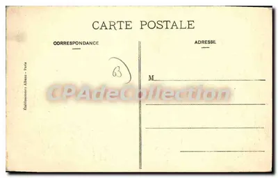 Tournemire Kalesi'nin Ruineleri — Eski Auvergne — C.H. — F. Tarrade 1913 — Arka yüz
