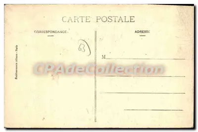Stara Auvergne — Zamek i Miasto Noueiffé — Wydawca: A. Magroch, 1913 — Rewers