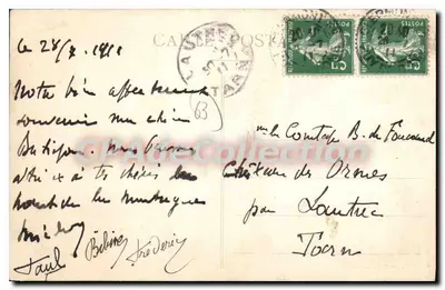 Le PUY DE DOME — Gli Alberghi e la Ferrovia — editore sconosciuto — Verso