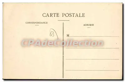 Saint-Nectaire — El Castillo feudal, la Iglesia y el Priorato — Dibujo de Isarey — Reverso