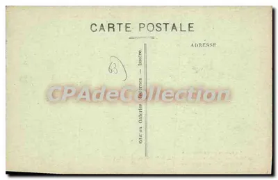 St-Nectaire Thermal — Les Principaux Hôtels de la Station — Hôtel de Paris, Bains Romains, Villa Florence — Édition Galeries Moderne — Achterkant