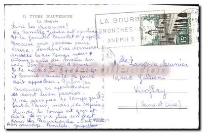 Taniec folklorystyczny — La Bourboue — wydawca Cap — Rewers