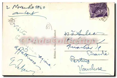 Saint-Germain-l'Herm — Dolina Pauveroux — Wydawnictwo L. Bachet, Ambert, n°640 — Rewers