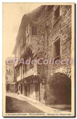 Vic-le-Comte — Casas da Idade Média — Coll. Breguet