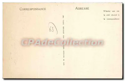 Camponeses de Riom e Châtel-Guyon — Tipos Brayands — LL — Verso